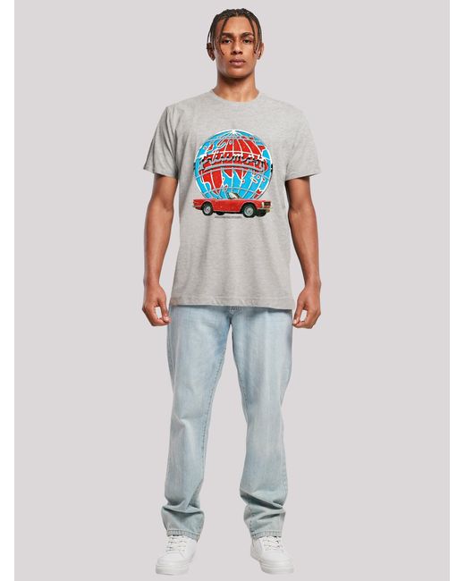 F4NT4STIC T-Shirt British Motor Heritage Triumph Sports Car 1970 in Gray für Herren
