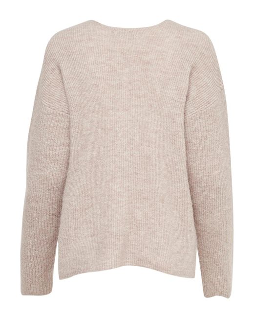 ONLY Natural Pullover Strickpullover ONLCAMILLA