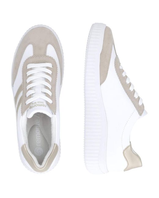 Remonte White Sneaker Low Basic