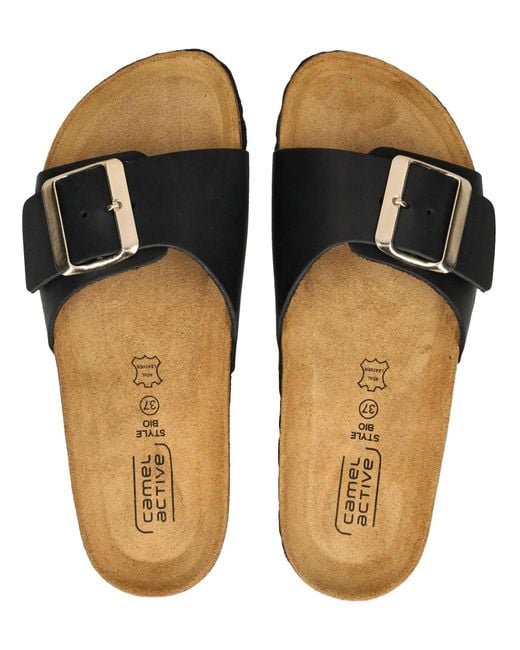 Camel Active Black Pantolette