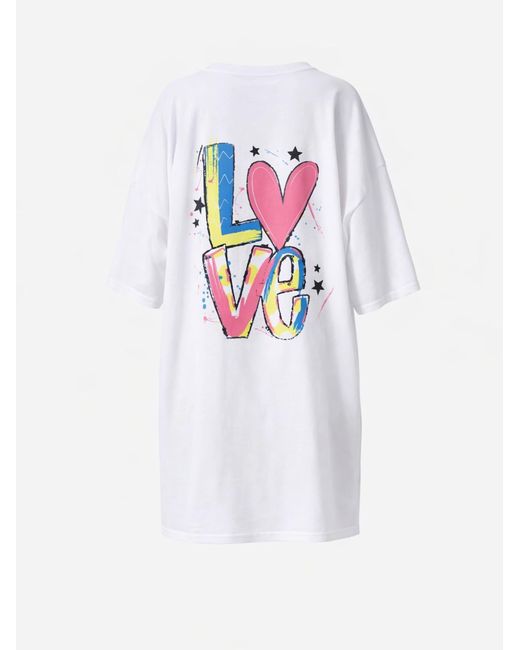 Worldclassca White Oversizeshirt