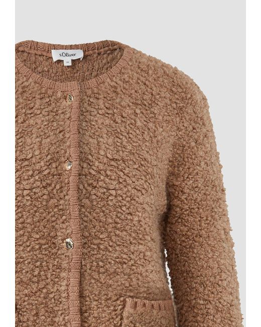 S.oliver Brown Strickjacke