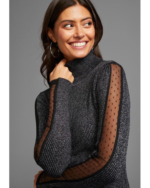 Laura Scott Black Pullover