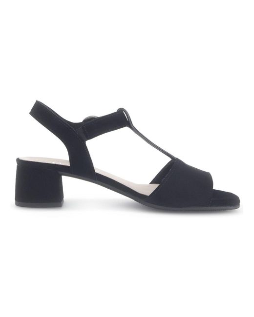 Gabor Black Riemensandale