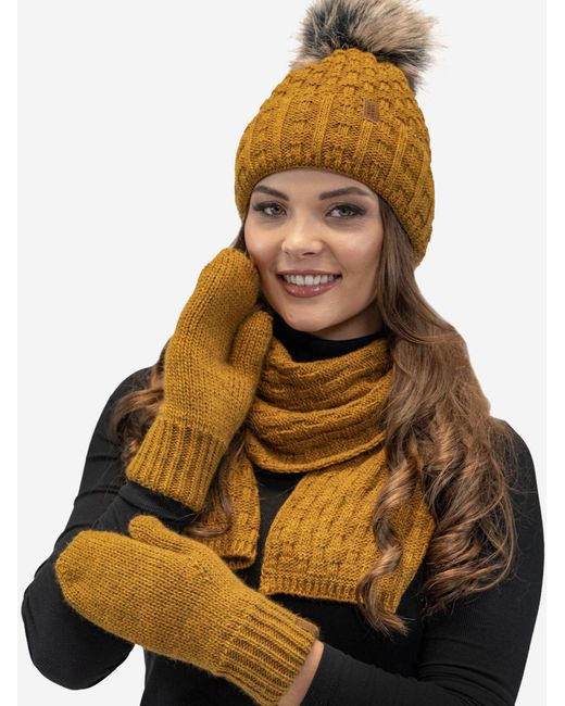 Vivience Brown Mütze 7015 Set