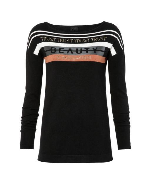 Laura Scott Black Pullover