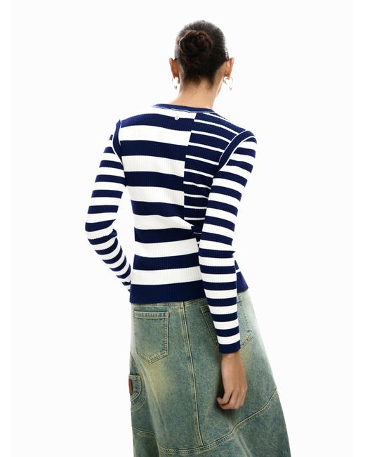 Desigual Blue Pullover