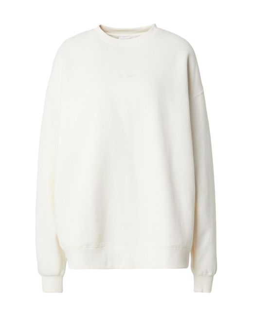 Oh April White Sweatshirt Nostalgia Heart