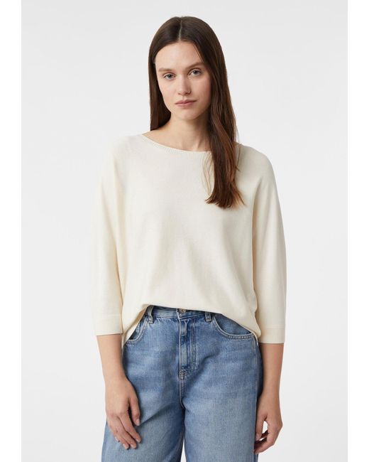Comma, White Pullover