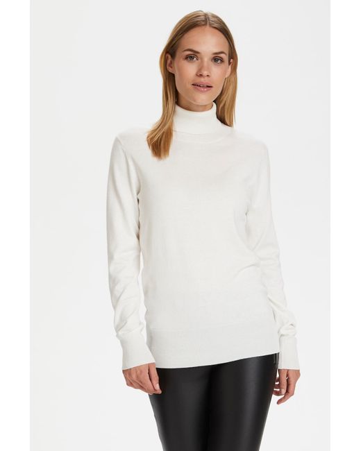 Kaffe White Pullover Astrid