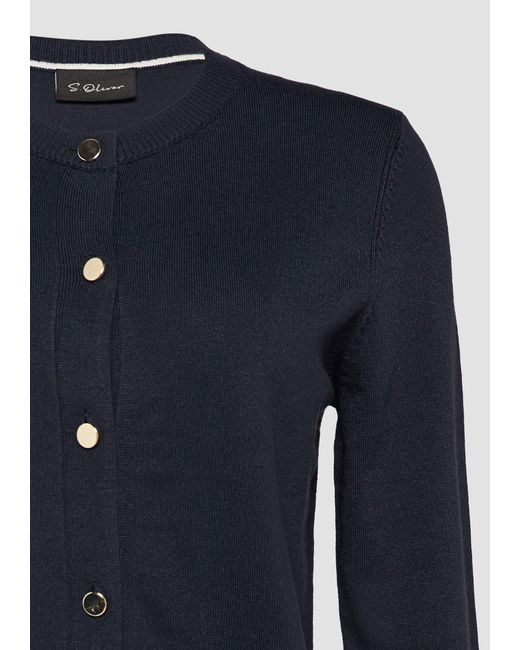 S.oliver Blue Strickjacke