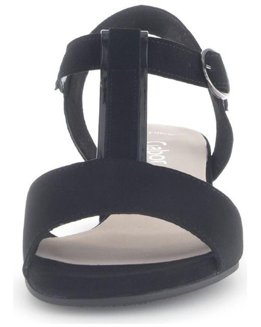 Gabor Black Riemensandale
