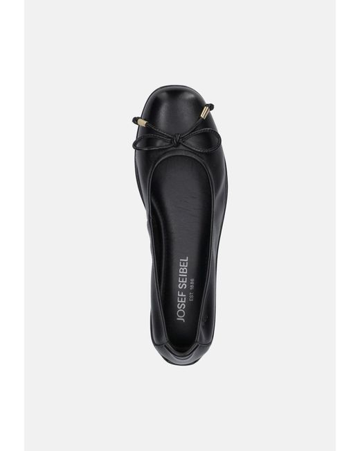 Josef Seibel Black Ballerina 'Fenja'