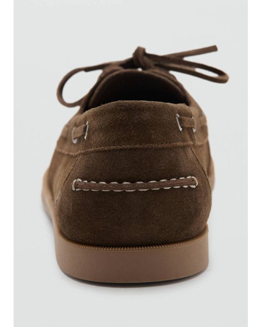 Mango Mokassin Nautico in Brown für Herren