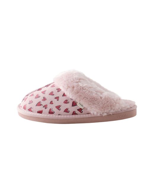 Next Pink Hausschuh