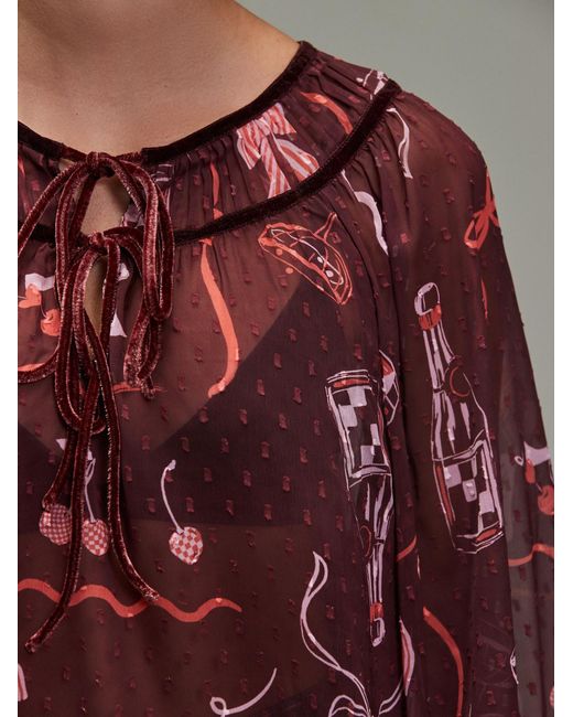 Next Brown Bluse