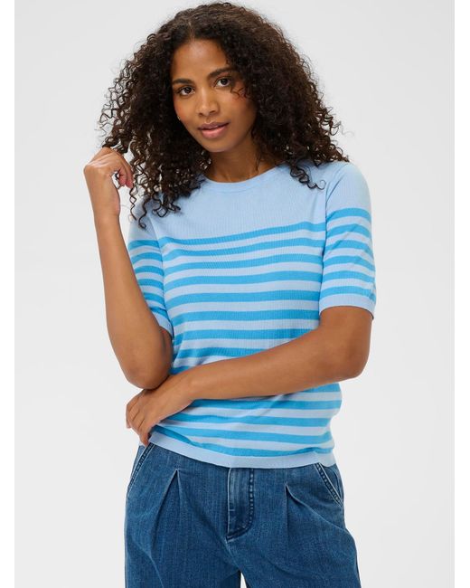 Kaffe Blue Pullover Kamala