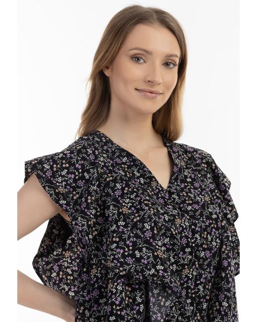 Usha Black Bluse