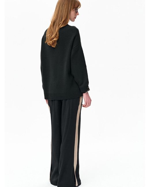 Blue Shadow Black Pullover