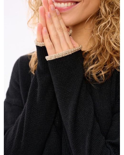 Blue Shadow Black Pullover