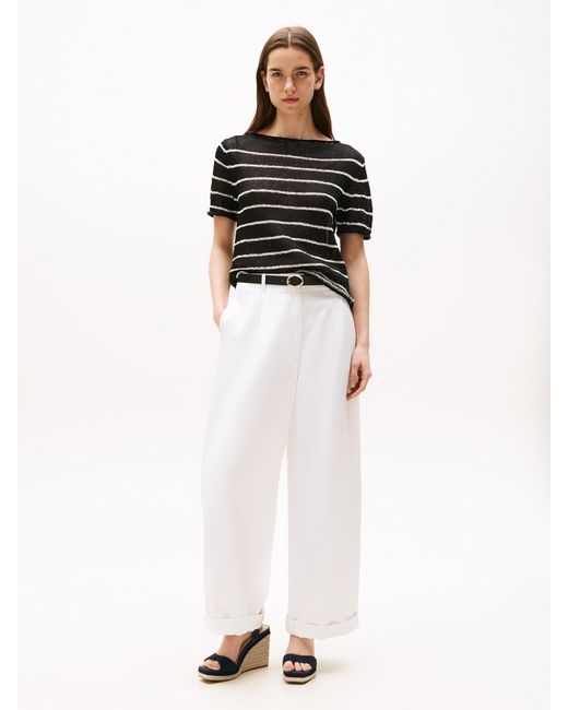 Tommy Hilfiger Black Sandale