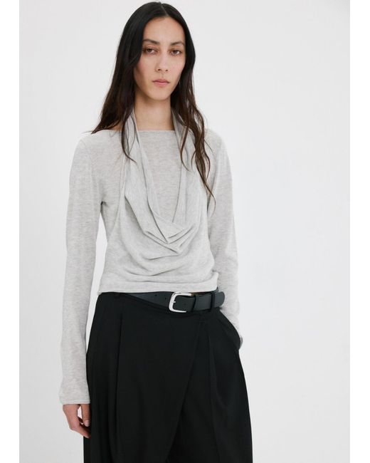 Mango White Pullover Gloria