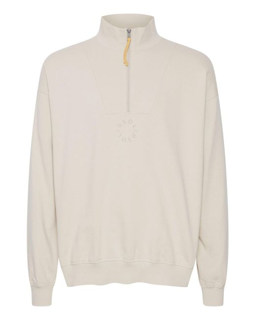 Solid Sweatshirt Ilham in White für Herren