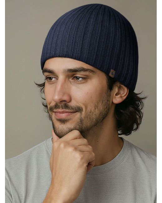 Neverless Mütze 2383 in Blue für Herren