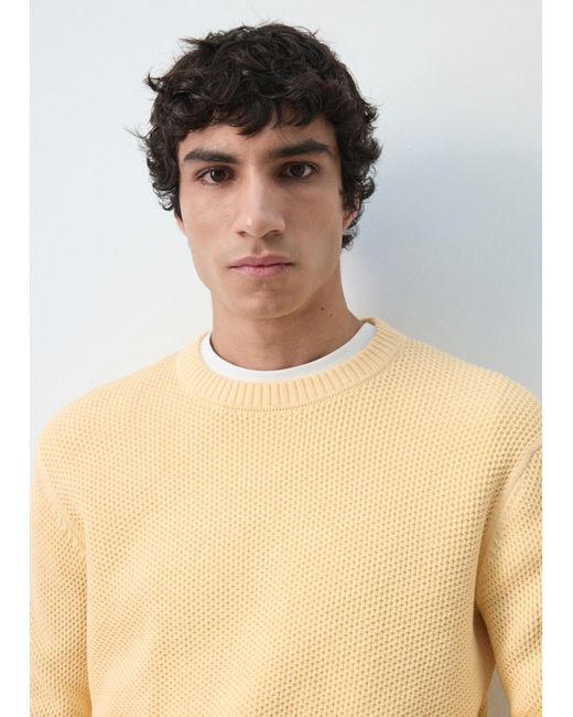 Mango Pullover Salsa in Natural für Herren