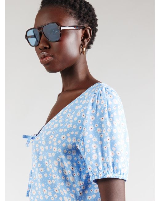 Sublevel Blue Bluse