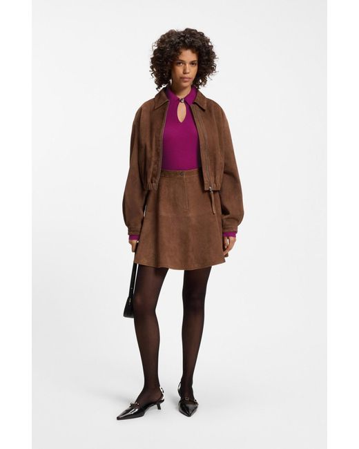 HUGO Purple Pullover Sdropa