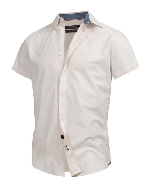 INDICODE Hemd Kenner in White für Herren