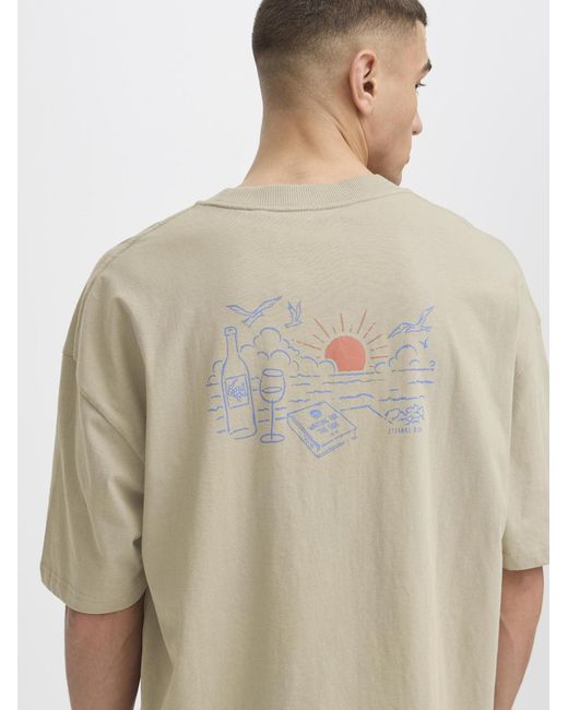 Solid T-Shirt Sdosrick in White für Herren