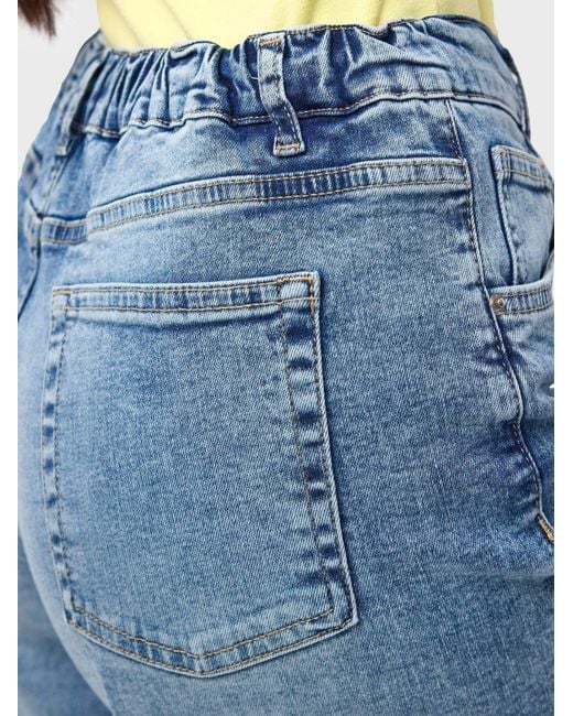 its basic Blue Its Basic Jeans Elasticated Bermuda Denim Short