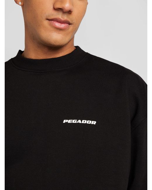 PEGADOR Sweatshirt in Black für Herren