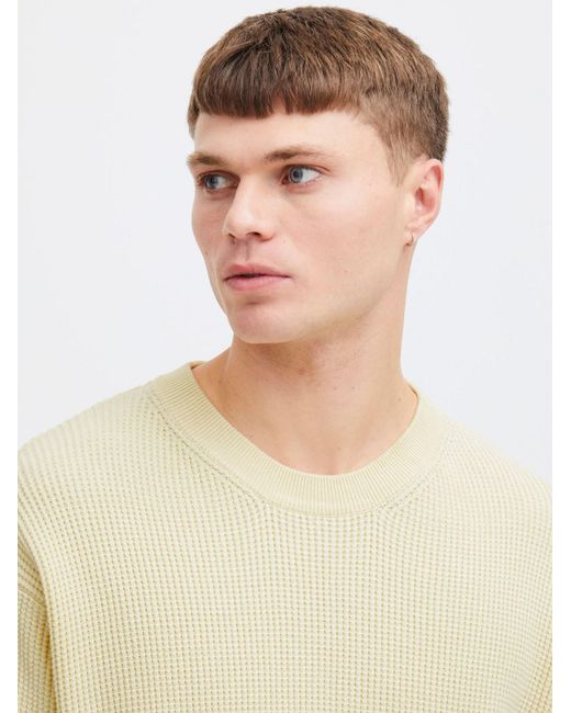 Solid Pullover Hami in Natural für Herren