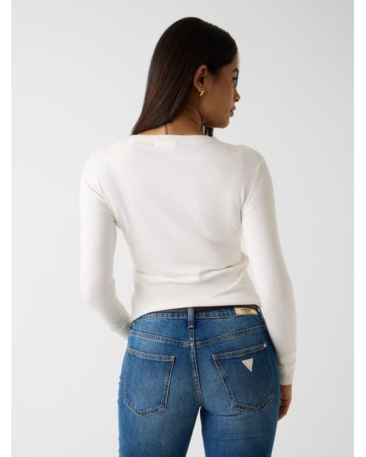 Guess White Pullover