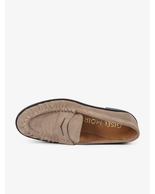 GISÉL MOIRÉ Brown Halbschuhe