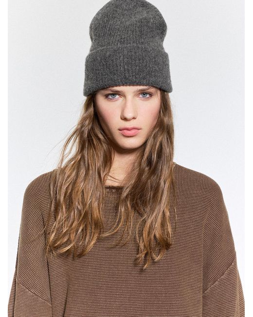 Pull&Bear Mütze in Gray für Herren