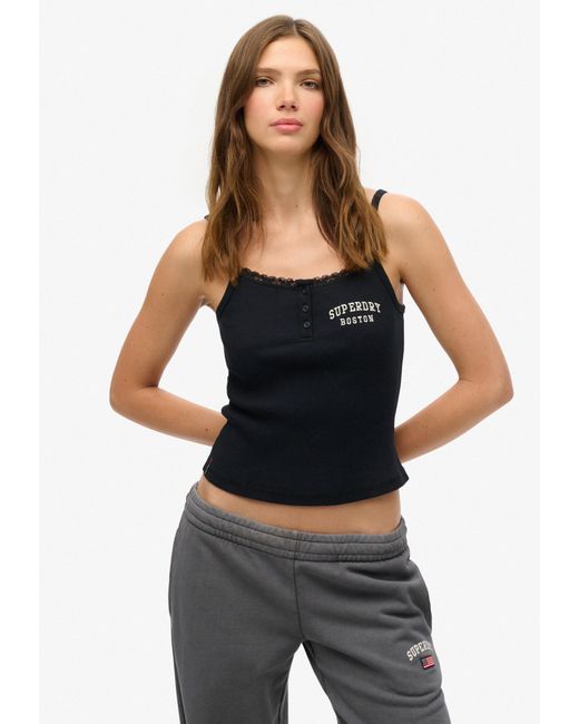 Superdry & Co Blue Top Athletic Essentials