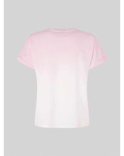 Pepe Jeans Pink T-shirt 'lourdes'