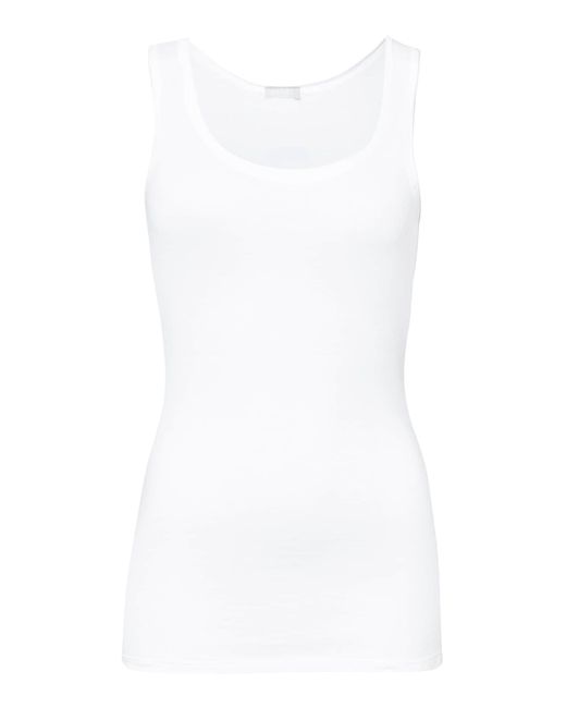 Hanro White Tanktop Ultralight