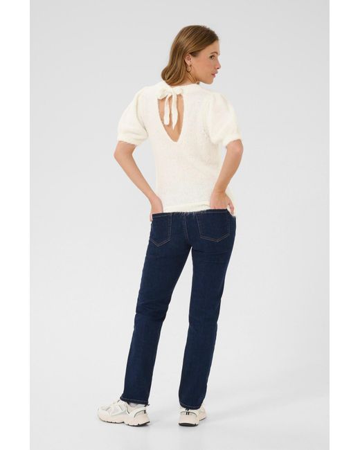Kaffe White Pullover Emilie