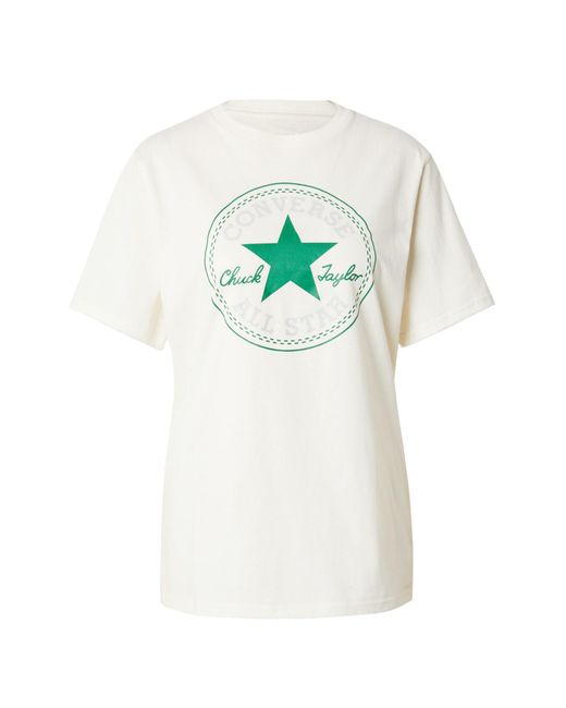 Converse T-shirt 'go-to all star' in White für Herren