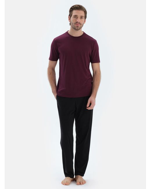 Dagi Pyjama in Purple für Herren