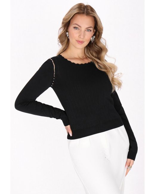 faina Black Pullover
