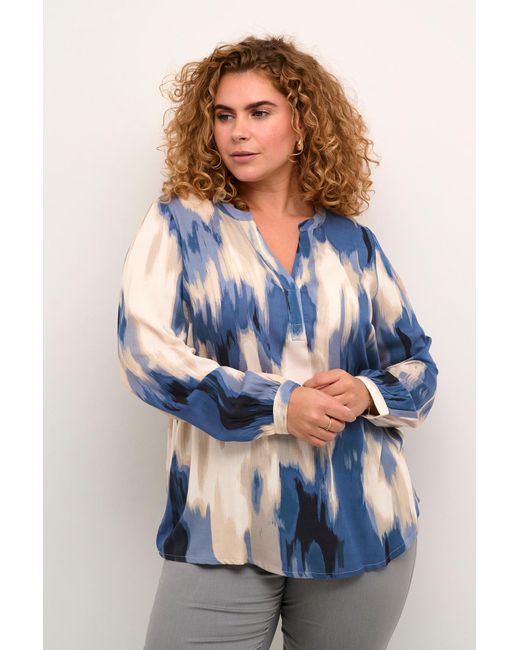 Kaffe Blue Bluse 'Bella'