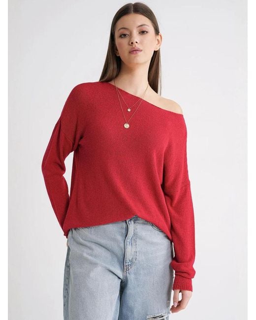 MixRay Red Pullover Pullover