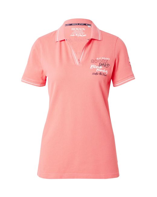 SOCCX Pink Poloshirt
