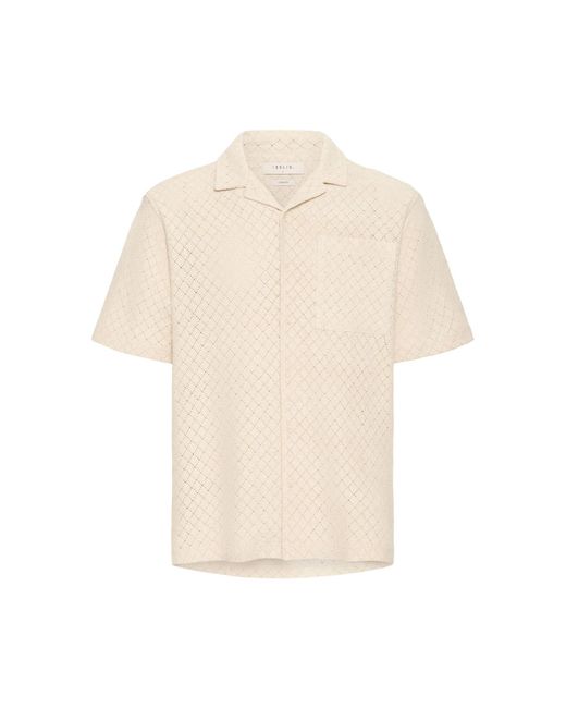 Solid Kurzarmhemd Sdteagan in White für Herren